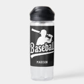 Individuelle Name- und FarbBaseball-Player Trinkflasche (Rückseite)