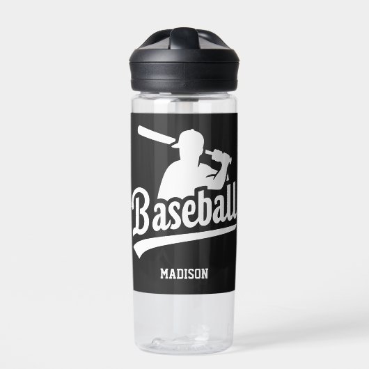 Individuelle Name- und FarbBaseball-Player Trinkflasche (Vorderseite)