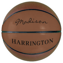 individuelle Name- und Farbbasketball