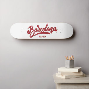 Individuelle Name und Farbe Barcelona Skateboard