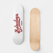 Individuelle Name und Farbe Barcelona Skateboard (Vorderseite)
