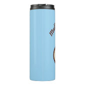 Individuelle Name und Farbe Eiscreme Thermosbecher (Rückseite)