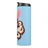 Individuelle Name und Farbe Eiscreme Thermosbecher (Nach rechts gedreht)