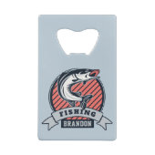 Individuelle Name und Farbe Fischflaschenöffner Geldbeutel Flaschenöffner (Rückseite)