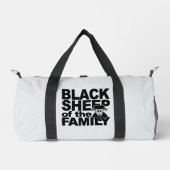 Individuelle Name und Farbe "Schwarzes Schaf" Duffle Bag (Vorderseite)