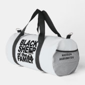 Individuelle Name und Farbe "Schwarzes Schaf" Duffle Bag (Rechte Ecke)