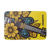 Individuelle Name und Farbe Ukulele Badematte (Vorderseite)