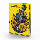 Individuelle Name und Farbe Ukulele Fotoblock (Rechts)