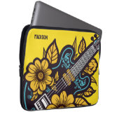 Individuelle Name und Farbe Ukulele Laptopschutzhülle (Vorne Rechts)