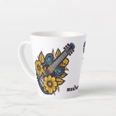 Individuelle Name und Farbe Ukulele Milchtasse (Linke Ecke)