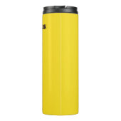 Individuelle Name und Farbe Ukulele Thermosbecher (Rückseite)
