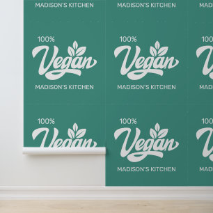 Individuelle Name und Farbe Vegan Tapete