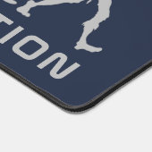 Individuelle Name und Farbe Zombie Evolution Handt Schreibtischunterlage (Ecke)