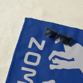 Individuelle Name und Farbe Zombie Evolution Handt Strandtuch (Beispiel)