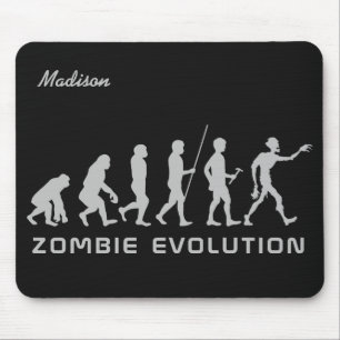 Individuelle Name und Farbe Zombie Evolution Mouse Mousepad