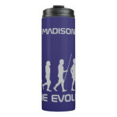Individuelle Name und Farbe Zombie Evolution Tumbl Thermosbecher (Vorderseite)