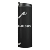 Individuelle Name und Farbe Zombie Thermosbecher (Nach rechts gedreht)