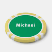 Individuelle Name und Farben Personalisierte Poker Pokerchips (Einzeln)