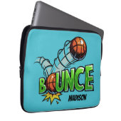 Individuelle Name- und Farbenärmel Laptopschutzhülle (Vorne Rechts)