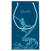 Individuelle Name- und Farbensack Kleine Geschenktüte (Rückseite)