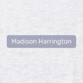 Individuelle Name- und Farbetiketten Etiketten (Design 2)