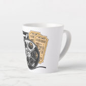 Individuelle Name- und Farbfilm Milchtasse (Rechte Ecke)