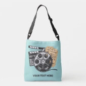 Individuelle Name- und Farbfilm Tragetaschen Mit Langen Trägern (Rückseite)