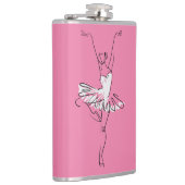 Individuelle Name- und Farbflasche Flachmann (Rechts)