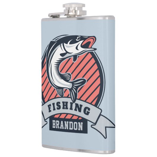 Individuelle Name- und Farbflasche Flachmann (Links)