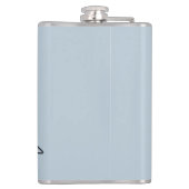 Individuelle Name- und Farbflasche Flachmann (Rückseite)