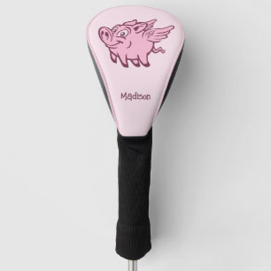 Individuelle Name- und Farbfliege Golf Headcover