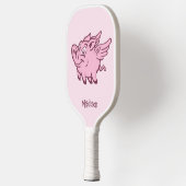 Individuelle Name- und Farbfliege Pickleball Schläger (Links)