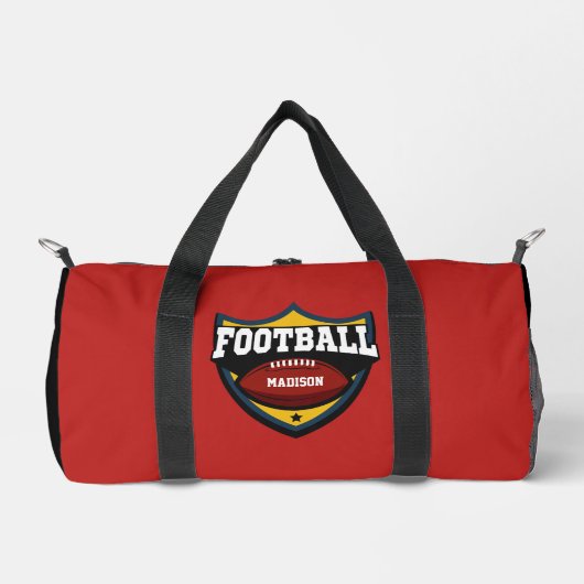 Individuelle Name- und Farbfußball Duffle Bag (Vorderseite)