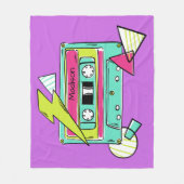 Individuelle Name- und Farbkassettendecke Fleecedecke (Vorderseite)