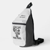 Individuelle Name- und Farbstraßenrad Crossbody Bag (Rechte Ecke)