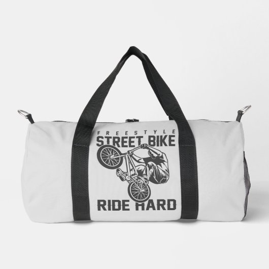 Individuelle Name- und Farbstraßenrad Duffle Bag (Vorderseite)
