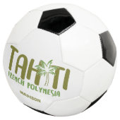Individuelle Name- und Farbtahiti Fußball (Dreiviertel)