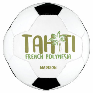 Individuelle Name- und Farbtahiti Fußball