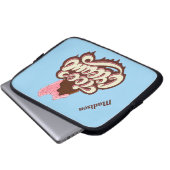 Individuelle Name- und Farbteller Ice Laptopschutzhülle (Vorne Knopf)