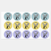 Individuelle Name- und FarbTOOLS Etiketten (Blatt)