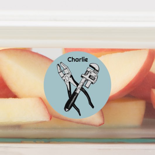 Individuelle Name- und FarbTOOLS Etiketten (Befestigt)