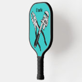 Individuelle Name- und FarbTOOLS Pickleball Schläger (Links)