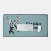 Individuelle Name- und FarbTOOLS Schreibtischunterlage (Tastatur & Maus)