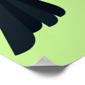 Individuelle Name- und Farbtupfer Poster (Ecke)