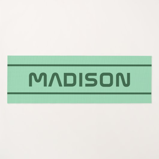 Individuelle Name- und Farbyogamat Yogamatte (Vorderseite (Horizontal))