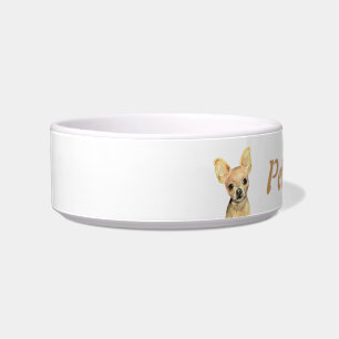 Individuelle Name und Foto Chihuahua, Haustier, Hu Napf