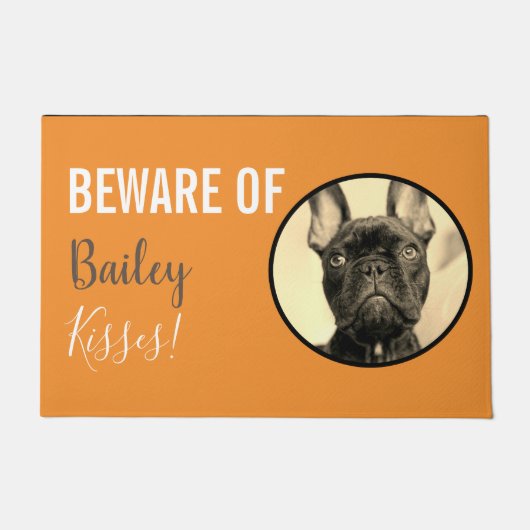 Individuelle Name und Foto Fußmatte (Vorderseite)