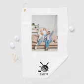 Individuelle Name- und Foto-Golfclubs Golfhandtuch (Insitu)