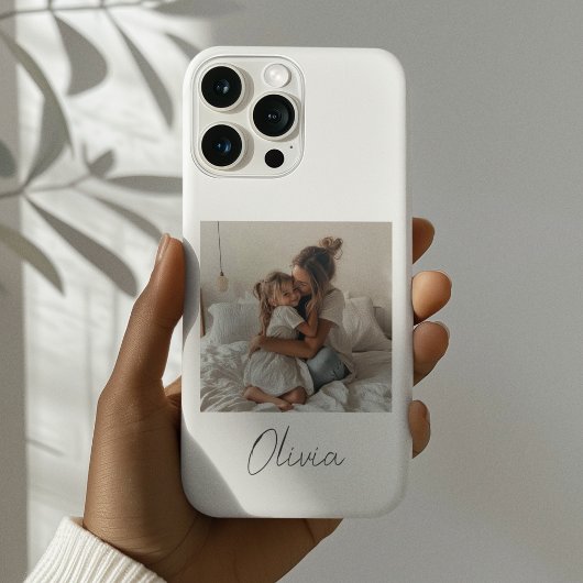 Individuelle Name und Foto | Personalisiertes Gesc Case-Mate iPhone Hülle