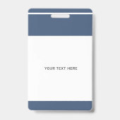 Individuelle Name und Foto Uni Lehrer ID Ausweis (Back)